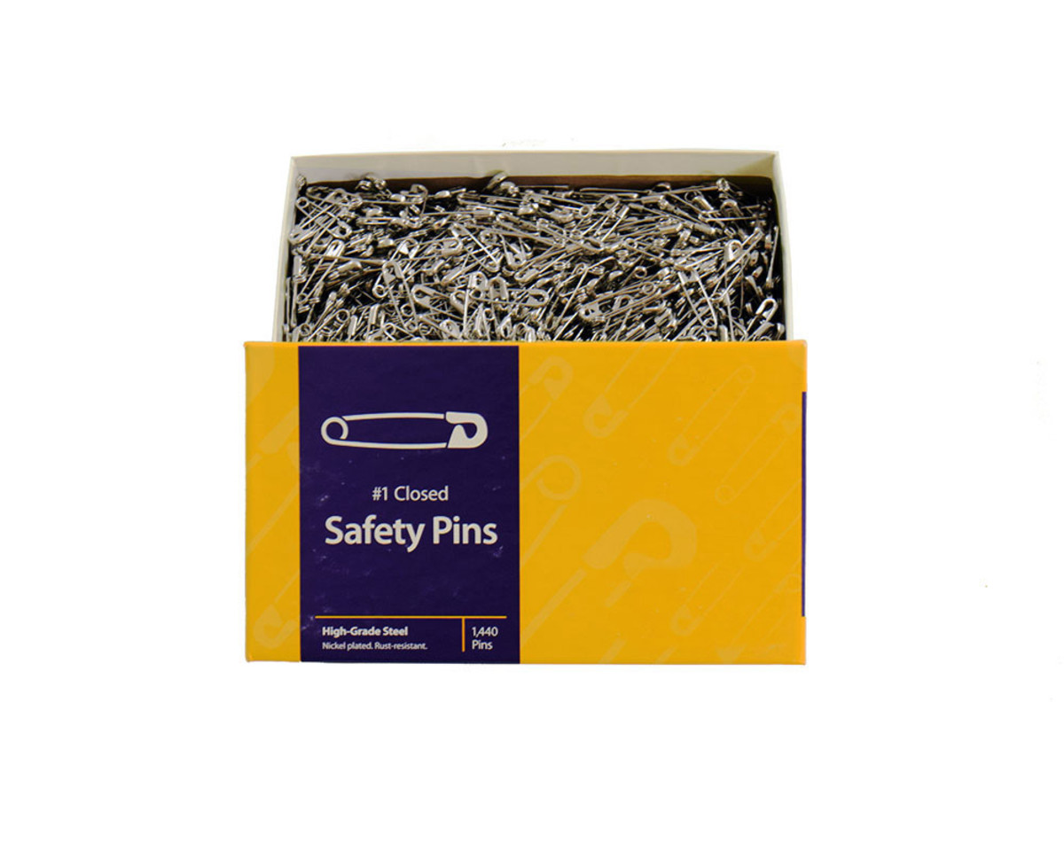 Safety Pins - Box of 10 Gross (1440) Image 1
